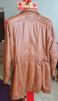 Kožený dámský kabát Divoký Býk - 2