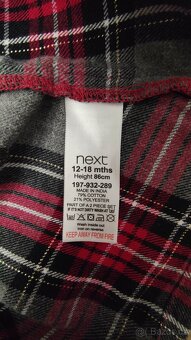 Vánoční šaty zn. NEXT - komplet - 2