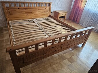 Kompletní ložnice - voskovaná borovice - 2