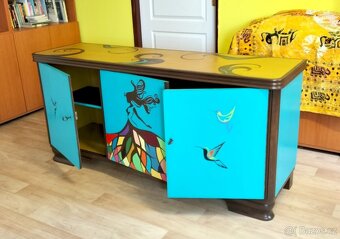 Ručně malovaná komoda - 2