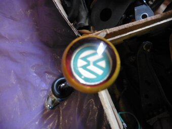 VW Brouk - uzamykatelná řadící páka - 2