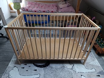 Dětská dřevěná postýlka Ikea - 2