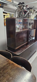 Starožitná stěna + stůl a židle - 2