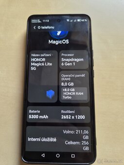 HONOR Magic6 Lite 5G 256 GB - 8 GB RAM - 2