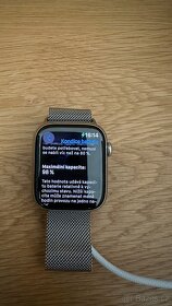 Prodám Apple Watch 8 nerezová ocel 45mm - 2