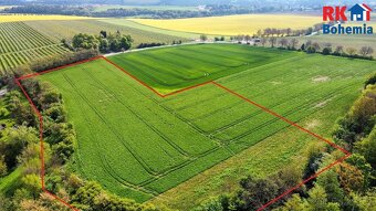 Prodej pozemků o výměře 22.490 m2 v obci Tismice u Českého B - 2