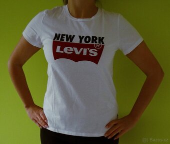 Bavlněné triko Levi`s New York (vel. S) - 2