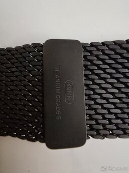 Apple Watch Ultra + Apple milánský tah z černého titanu - 2