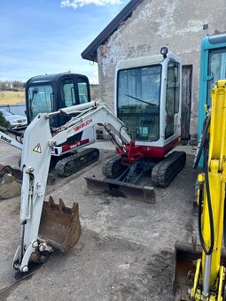Minibagr takeuchi tb016 2008 2x lzice - 2