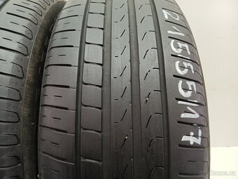 2ks letní pneu 215/55/17 Pirelli - 2