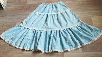 Sukně country vel. M, obvod pasu 65 cm - 2