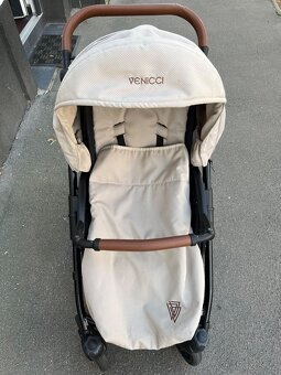 Krémový kočárek Venicci Gusto s příslušenstvím - 2