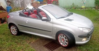 Peugeot 206 CC 2.0 100kw benzín Cabrio, klima 171000km - 2