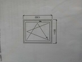 Jednodílné okno pozice 159 - 2