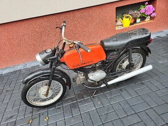 Jawa 23 Mustang bez TP, červený 1. - 2