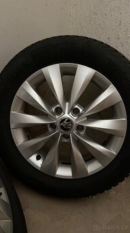 Originál Škoda R16 205/55 5x122 + Continental TS870 (7-6mm) - 2