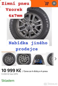 Nissan NV200 - zátěžová celoroční kola 14" - 2