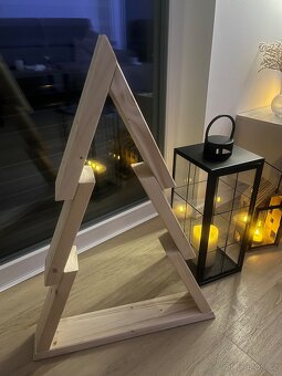 Dřevěný vánoční stromek - 2