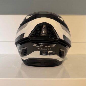 Překlápěcí helma LS2 FF900 Valiant II Orbit Jeans - 2