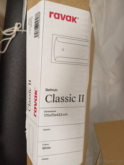 Akrylátová vana Ravak Classic II 170x70 cm - NOVÁ - 2