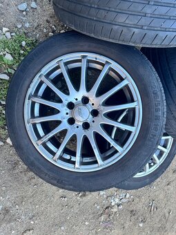 5x100 r16 205/55/16 alu kola Octavia 1, golf 4, audi a3 - 2