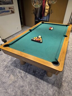 Kulečníkový stůl s výměnou deskou na karambol - 2