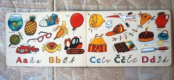 Dětské leporelo: Naučme se abecedu, krásný stav,4+ - 2