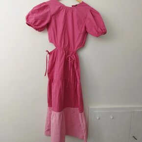 Dámské boho midi šaty růžové Influence - 2