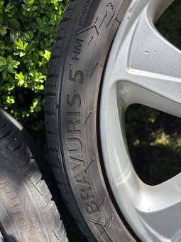 Prodám ALU kola Borbet (Opel) včetně letní pneu 205/40 R17 - 2