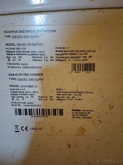 Kombinovaný sporák - 2