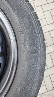 Letní pneumatiky na plechových discích 185/60 R14, Fabia 1 - 2