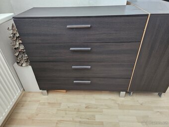 Sestava nábytku barva WENGE - 2