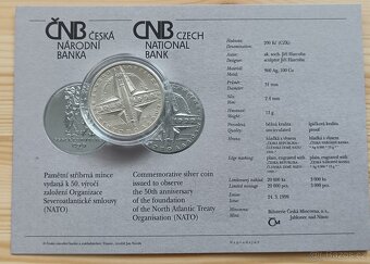 200kč ČNB BK provedení 1999 - NATO - 2