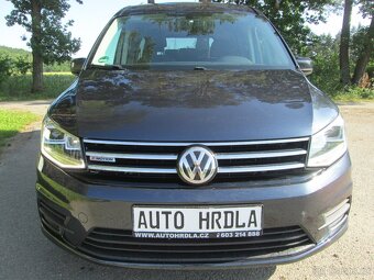 VW Caddy 2.0TDi 110kw DSG LONG Navi Webasto tažné 7míst 2016 - 2