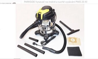 Parkside PWD 20 A1 + sáčky. - 2