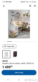 Skříňka micke ikea - 2