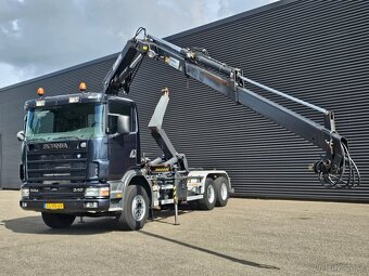 Scania R114-340 6x2 / Hiab ruka + VDL 25t hák - 2