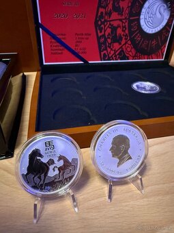 Luxusní etue Lunar Serie III + 1oz mince Rok koně 2026 - 2