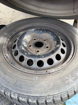 Plechové disky 5x112 R15 včetně zimních pneu - 2