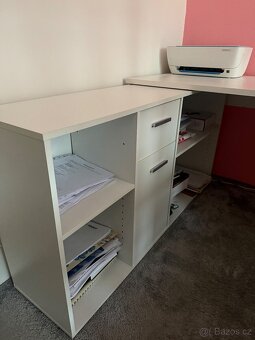 Psací stůl s úložnou částí - 2