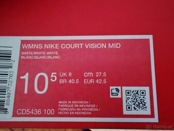 Nike Court Vision Mid velikost viz foto - 2