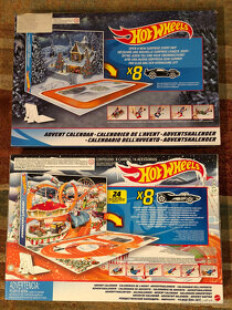 Hot Wheels - Adventní kalendář 2ks autíčka a příslušenství - 2