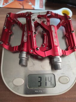 Duralové široké pedály ALU 7075 - 2