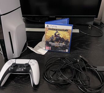 PS5 Slim 1TB s mechanikou v záruce + hra KCD2 v češtině - 2