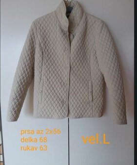 Pěkná dámská bunda vel. L - 2
