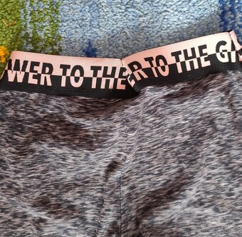 Legíny šedé žíhané – vel. 158 – 164 - 2