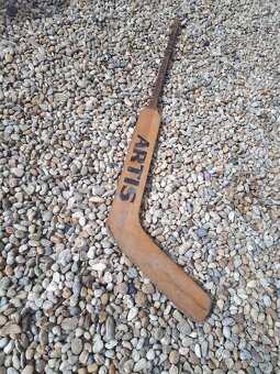 Retro hokejka brankař - 2