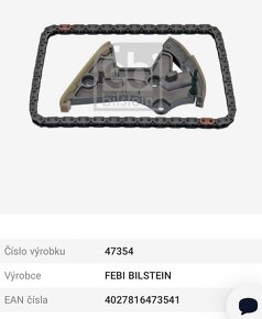 Řetěz pohonu olejoveho čerpadla Skoda/Vw 1.4TDI - 2