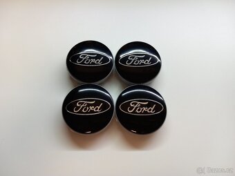 Středové krytky Ford, 54x52mm Black - 2