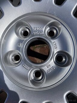 ALU kola Audi 5x112 R17 včetně nové pneu - 2